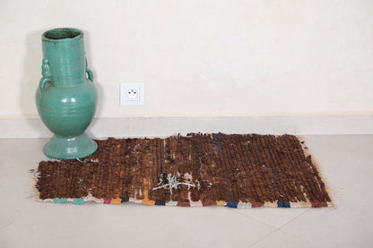 Small Moroccan Rug 1.6 X 2.9 Feet