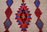 Vintage Moroccan Rug Shag 3.2 X 6.8 Feet