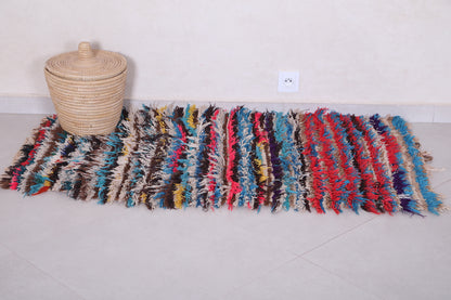 Colorful Striped Shaggy Rug 2.4 X 4.7 Feet