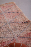 Vintage handmade runner rug 3 FT X 6.9 FT