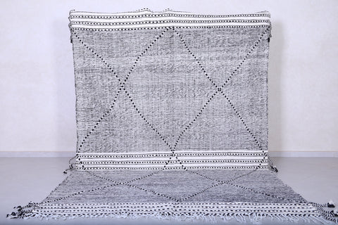 Custom Gray Moroccan rug - Handmade Berber area rug
