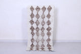 Vintage handmade moroccan berber runner rug  2.5 FT X 5.3 FT