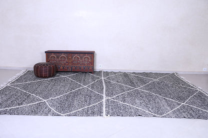 Custom Gray Moroccan rug - Handmade Beni Ourain area rug