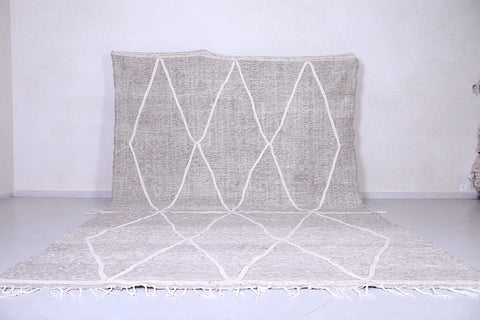 Gray Beni Ourain rug - Custom Handmade Moroccan rug