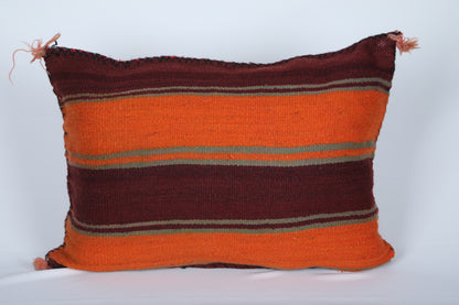 Vintage moroccan kilim pillow 16.9 INCHES X 22.8 INCHES