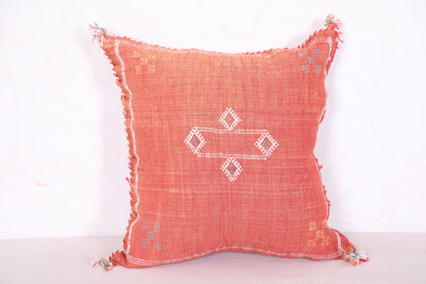 Vintage Moroccan cover kilim pillow 17.3 INCHES X 17.7 INCHES