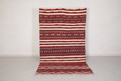 Handwoven Zemmour Blanket Rug 5.3 ft x 9.4 ft