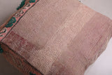 Vintage Handwoven Kilim Pouf Cushion