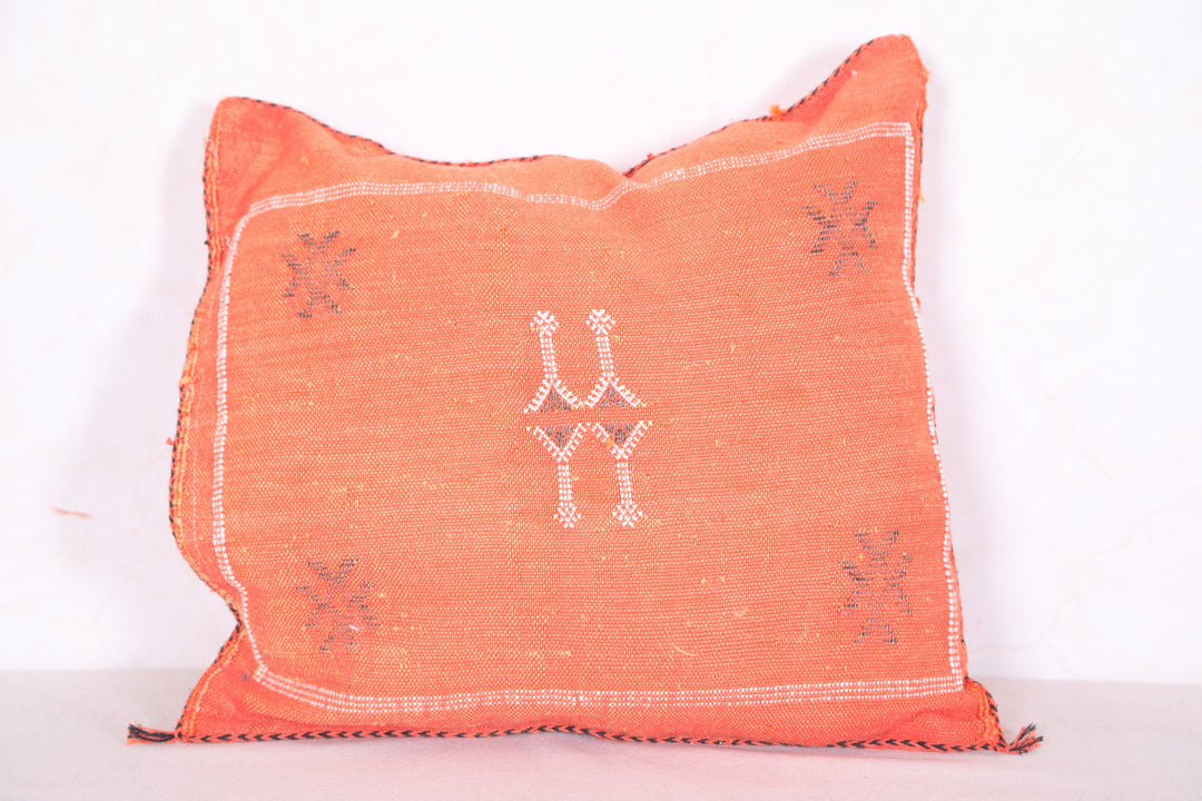 Moroccan Orange Pillow INCHES X INCHES kilim pillow