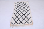 Vintage handmade moroccan berber runner rug 2.5 FT X 5.7 FT