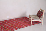 Handwoven kilim rug 4.4 ft x 7.1 ft