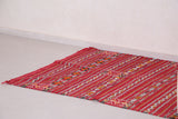 Handwoven kilim rug 4.4 ft x 7.1 ft