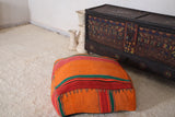 Colorful Kilim woven Pouf Ottoman