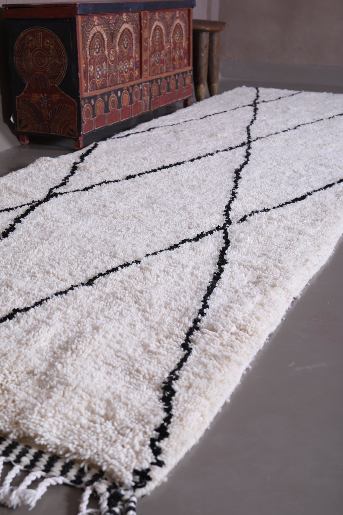 Custom area rug - Handmade Runner Beni ourain rug