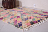 colorful moroccan rug 4.5 X 7.3 Feet