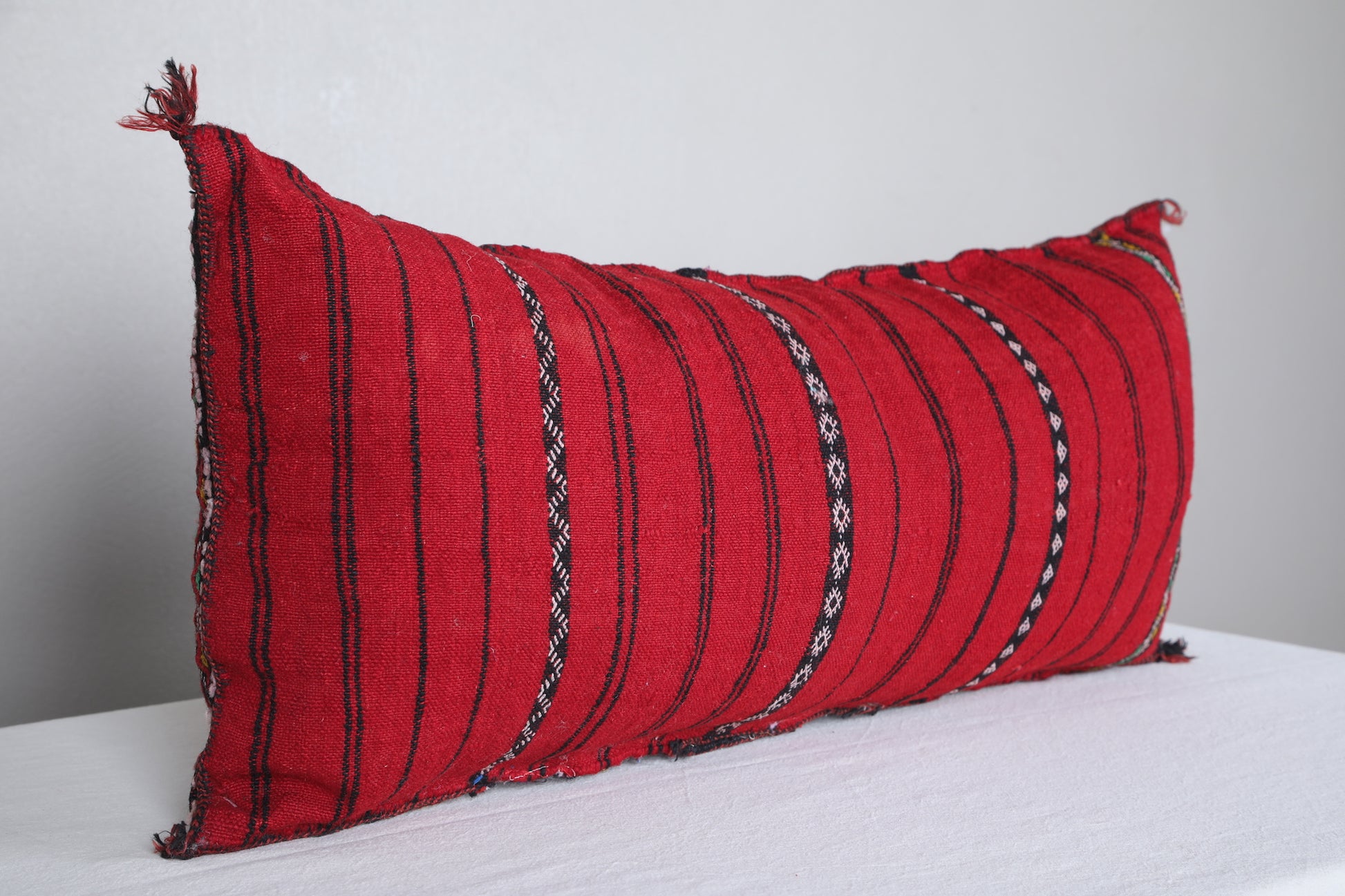 Long Moroccan berber pillow 14.1 INCHES X 31.4 INCHES
