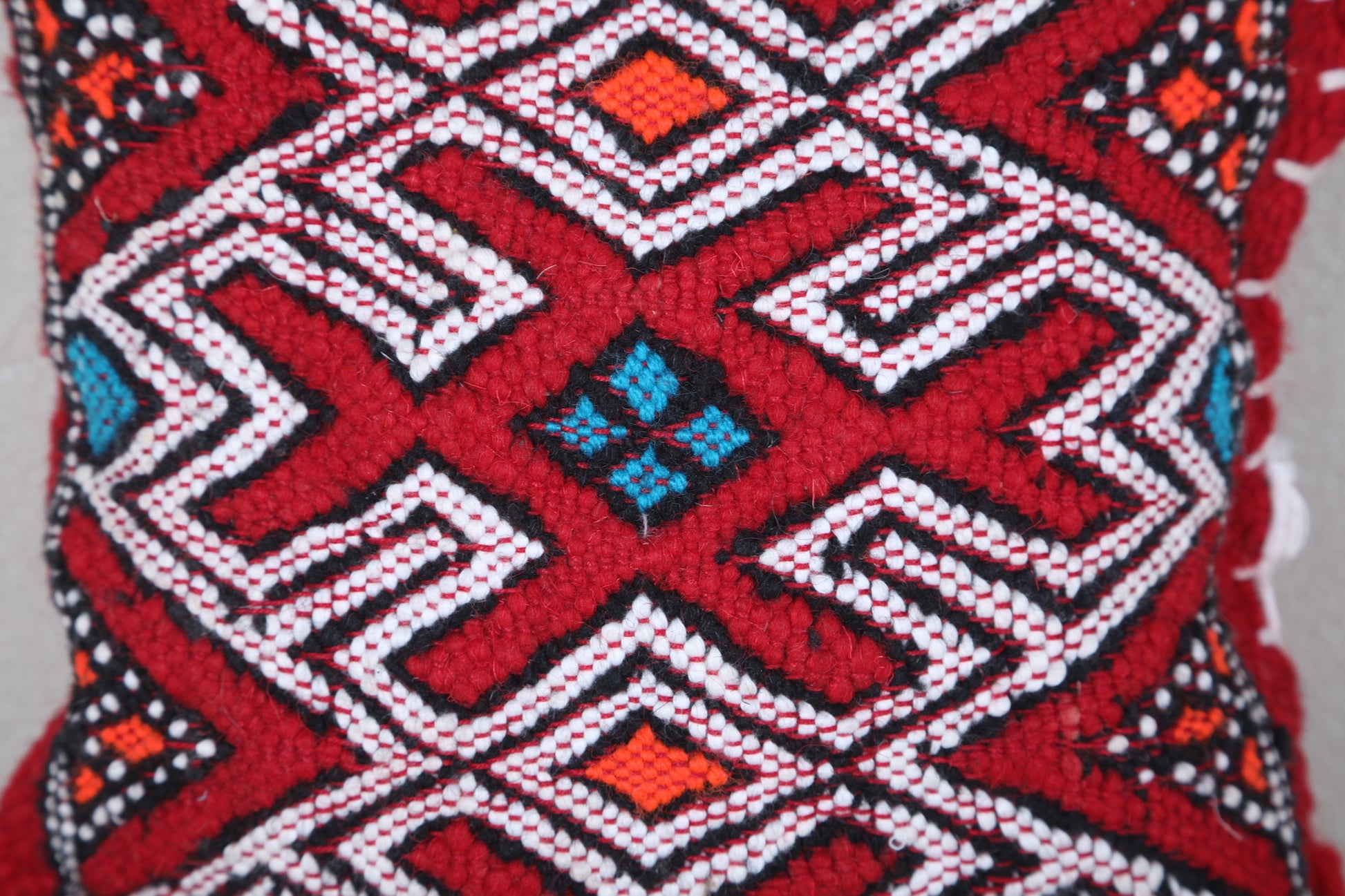 Red pillow kilim 7.8 INCHES X 8.6 INCHES