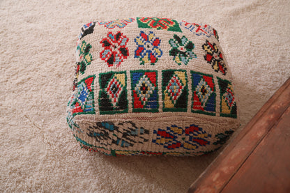 Moroccan Square Pouf handmade Ottoman