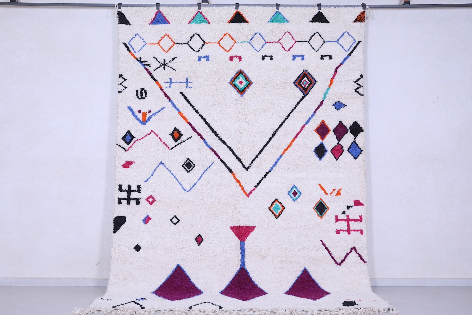 Azilal rug - Moroccan colorful rug