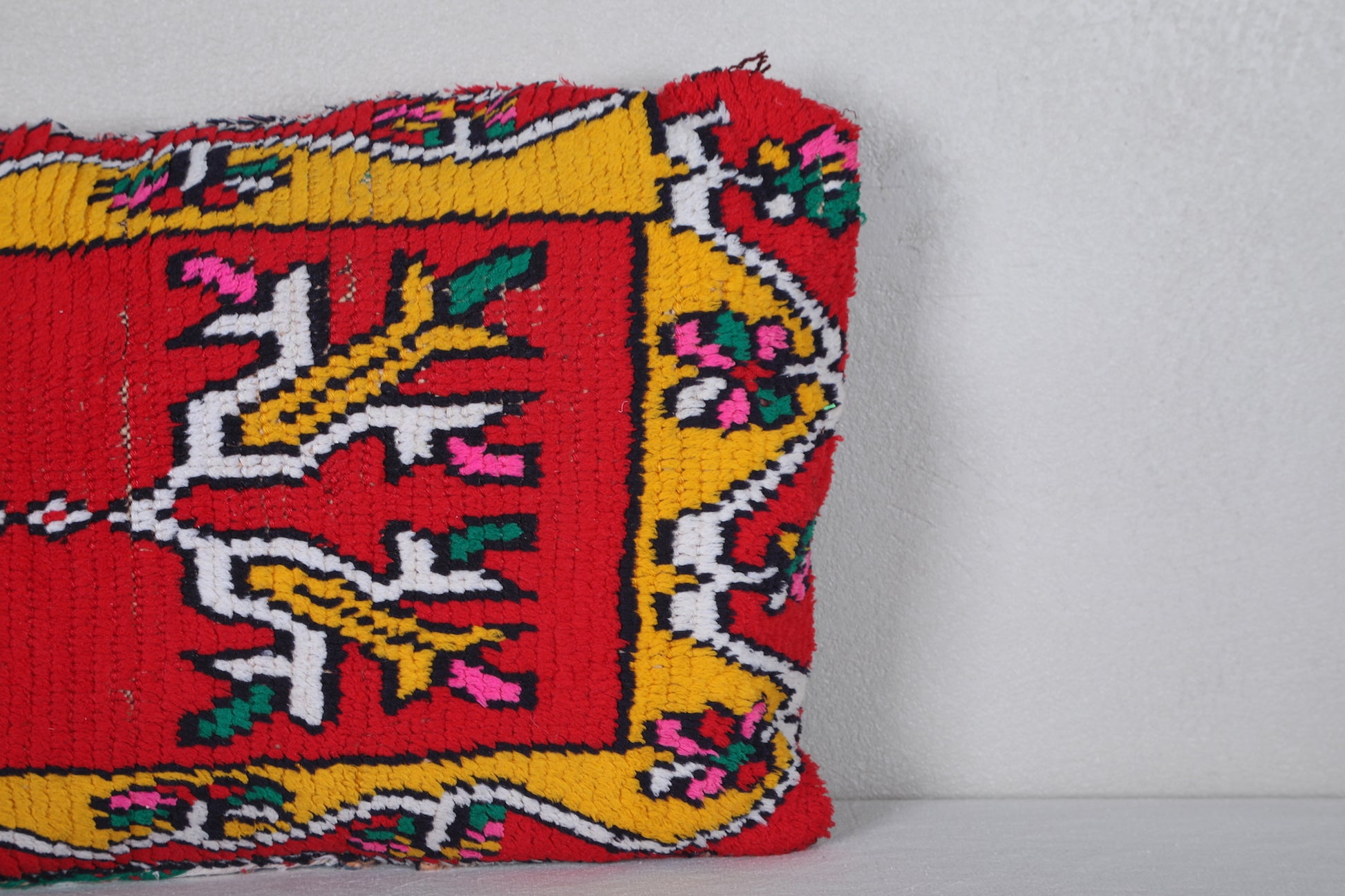 Vintage Berber kilim pillow 11.4 INCHES X 20.8 INCHES