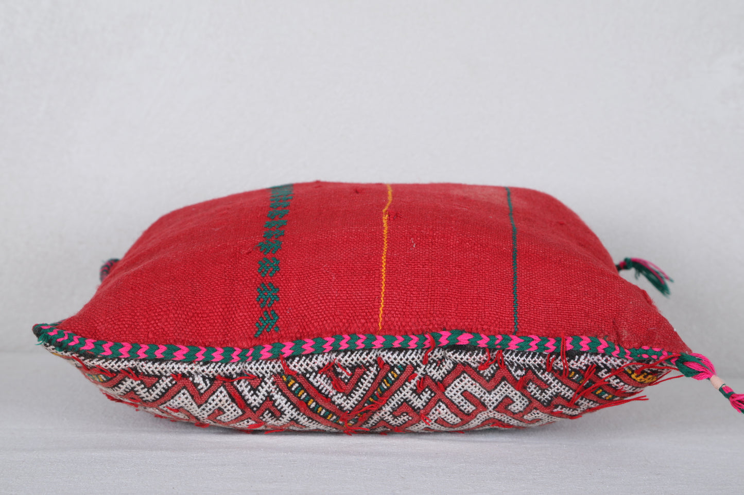 Vintage Moroccan Pillow 14.9 INCHES X 16.9 INCHES