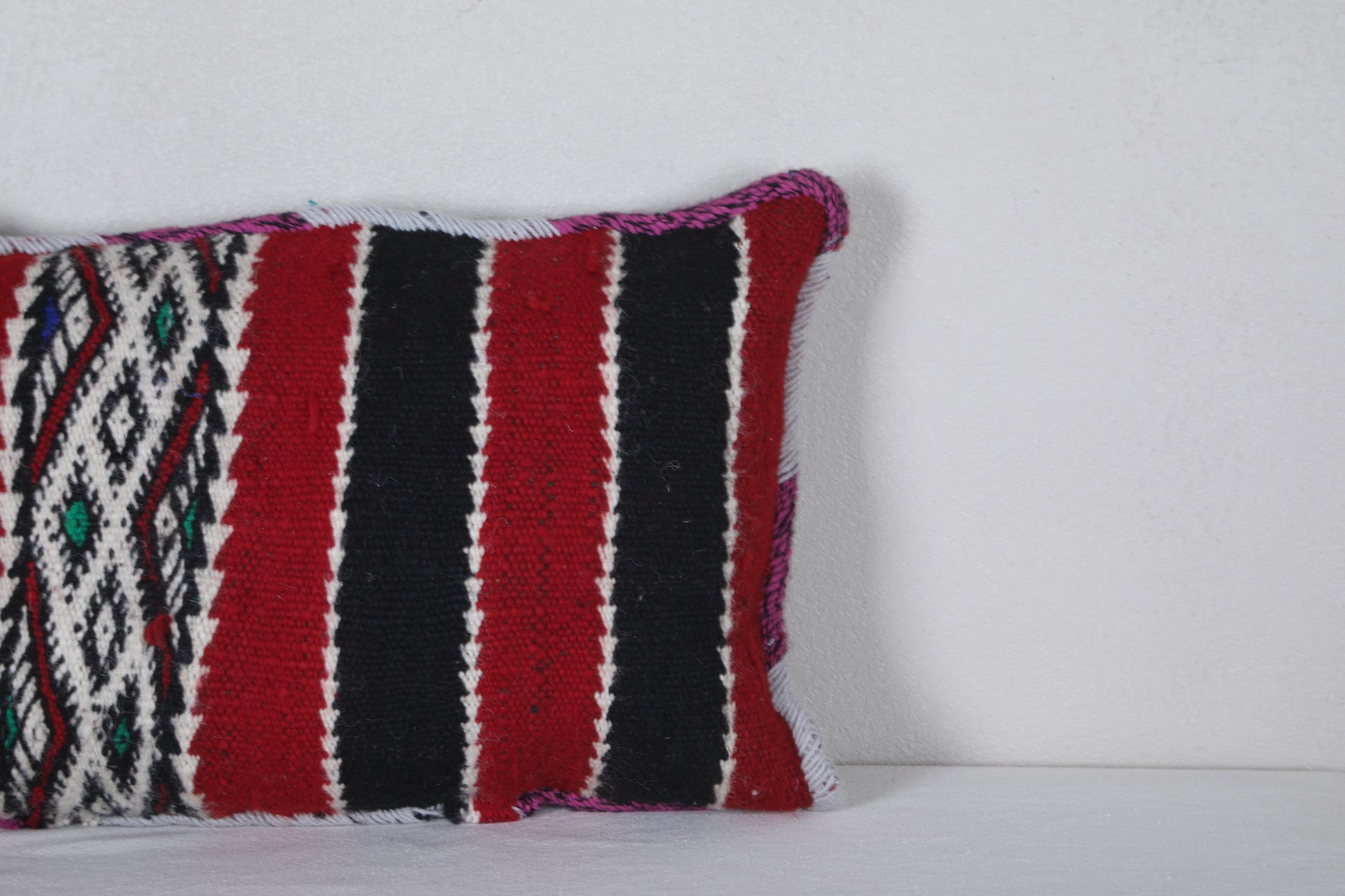 Vintage Moroccan Kilim Pillow 14.5 INCHES X 21.2 INCHES