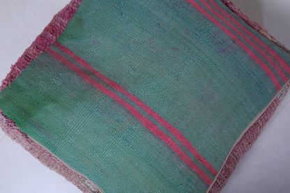 Moroccan ottoman handmade berber rug pouf