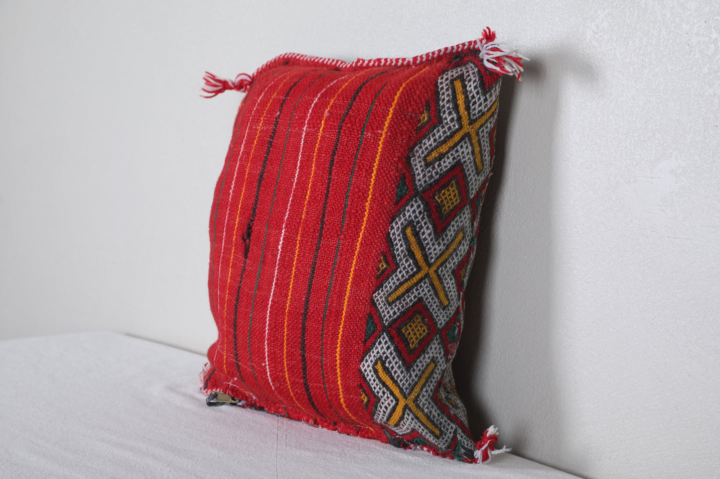 Tribal Moroccan pillow 14.5 INCHES X 15.3 INCHES