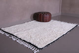 Beni ourain rug handmade 4.7 X 6.7 Feet