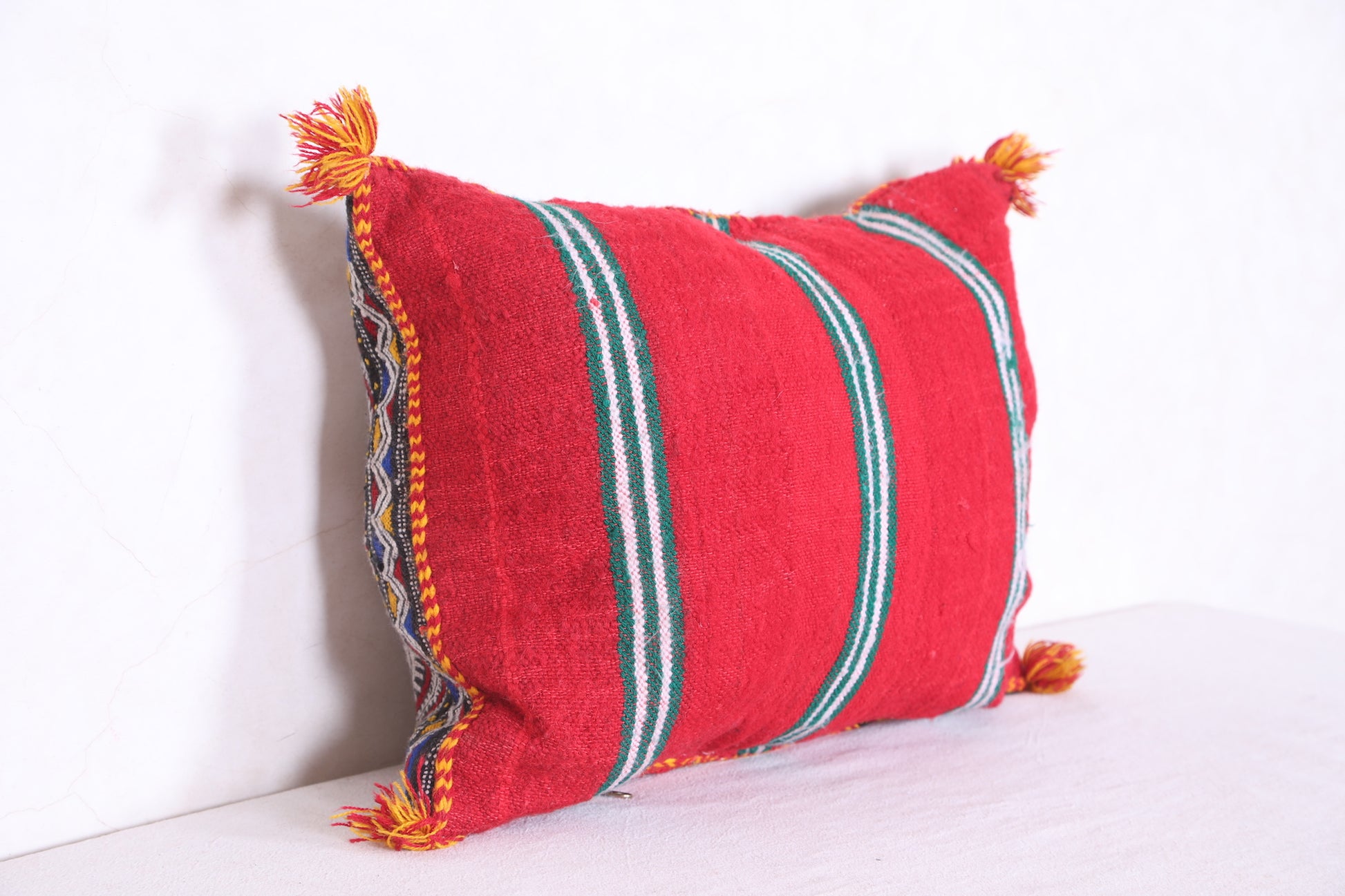 Moroccan handmade kilim pillow 15.3 INCHES X 20.4 INCHES