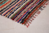 Stripe vintage rug 3 X 6.1 Feet