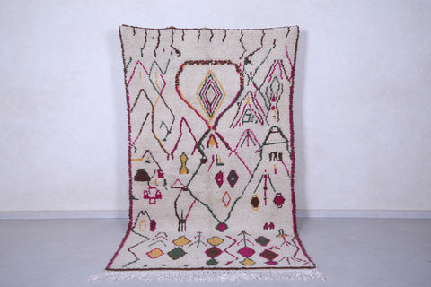Beautiful Moroccan Berber rug 5 X 9 Feet