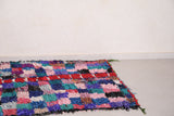 Multicolored Moroccan rug 3.8 X 6.8 Feet