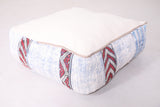 Two Vintage Moroccan Poufs Ottoman for seating