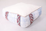 Two Vintage Moroccan Poufs Ottoman for seating