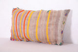 Moroccan pillow vintage kilim 15.3 INCHES X 24.4 INCHES