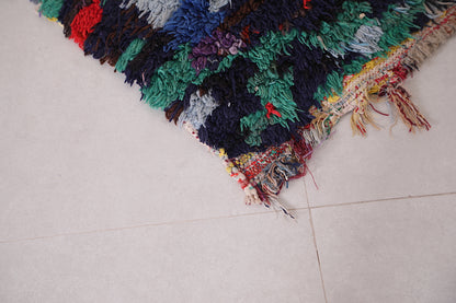 Runner Boucherouite rug 3.3 x 8.6 Feet