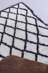 Vintage handmade moroccan berber runner rug  4.2 FT X 7.3 FT