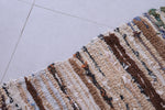 Vintage handmade moroccan berber rug 4.1 FT X 5.4 FT