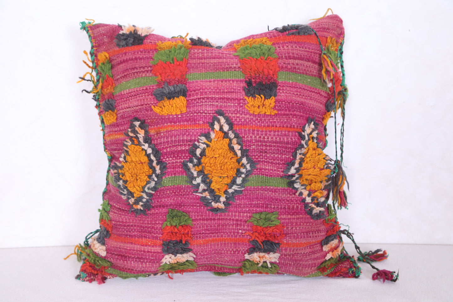 Moroccan handmade rug pillows 20.4 INCHES X 19.6 INCHES