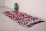 Vintage handmade moroccan berber runner rug 2.5 FT x 5.5 FT