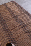 Vintage handmade tuareg rug 4.1 X 6.8 Feet