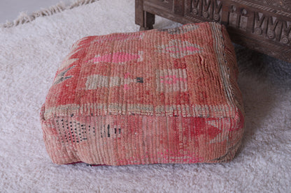 Moroccan azilal ottoman berber rug pouf
