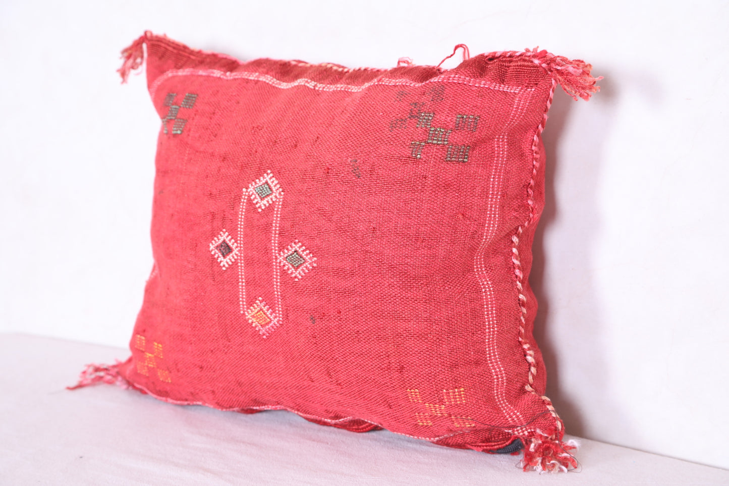Moroccan handmade kilim pillow 14.9 INCHES X 18.5 INCHES