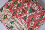 Handmade Moroccan berber ottoman rug pouf