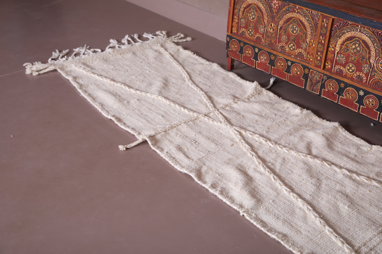 Runner handmade rug, custom moroccan carpet