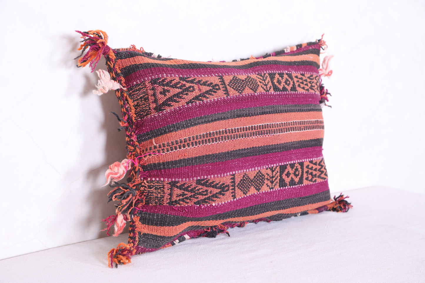 Moroccan handmade kilim pillow 15.7 INCHES X 20.4 INCHES