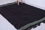 Vintage moroccan handwoven kilim rug 3.7 FT X 5.1 FT