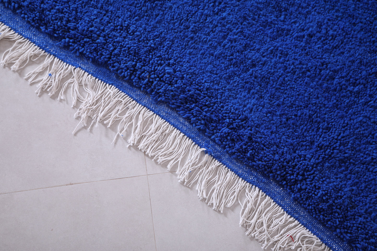 Moroccan Berber Rug Blue - Wool Beni Ourain Rug - Custom Rug