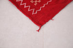 Handwoven Red kilim rug 3.1 FT X 4.7 FT